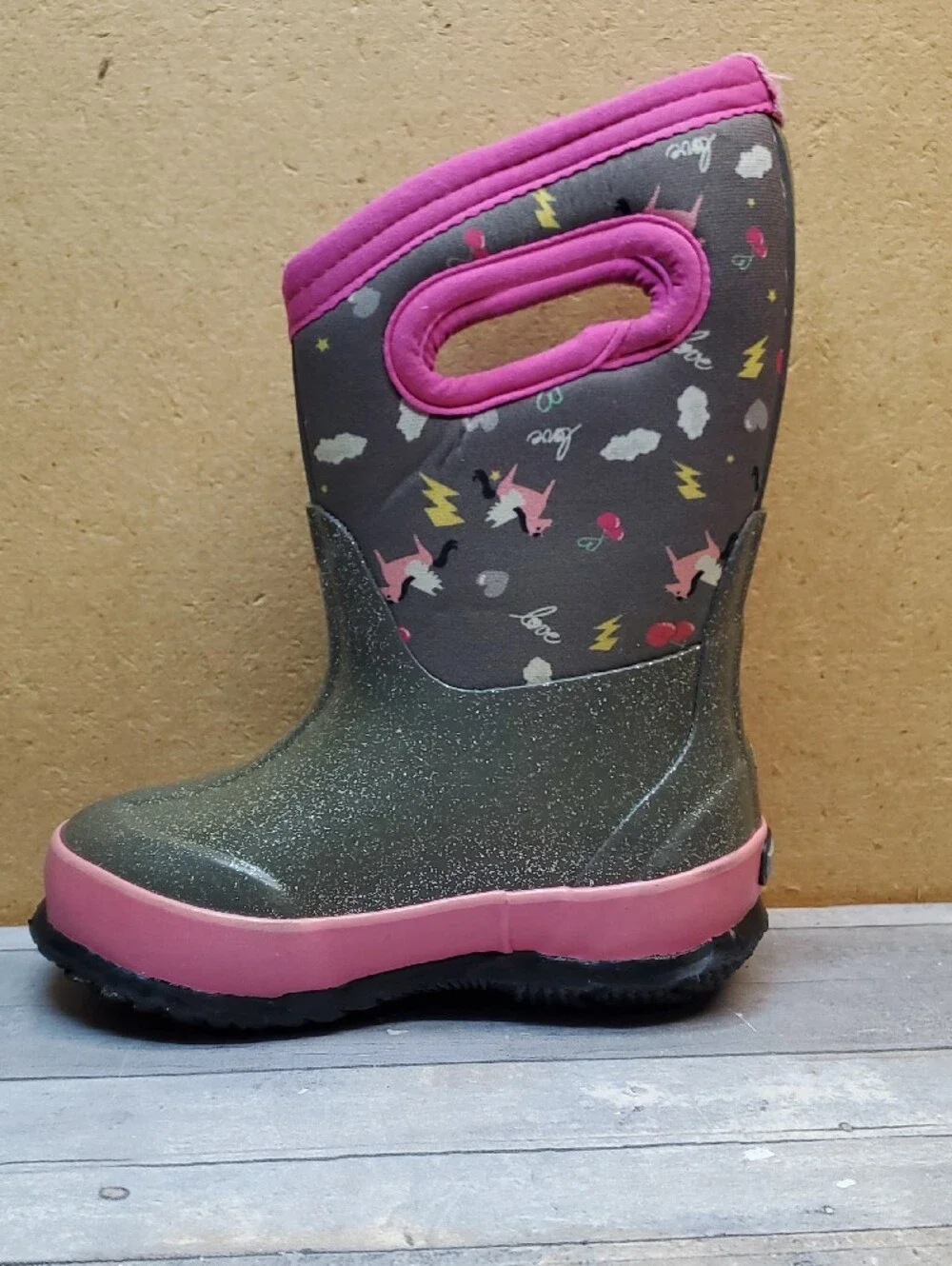 Bogs Kids' Classic Pegasus Waterproof Winter Boot 72588-074 Size 8